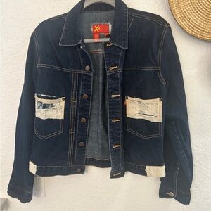 X2 100% Cotton‎ Unique Jean Jacket size Large